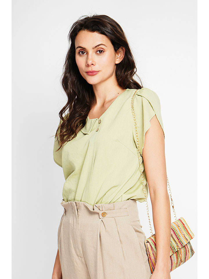 Le Jardin du Lin Bluzka w kolorze jasnozielonym rozmiar: 42