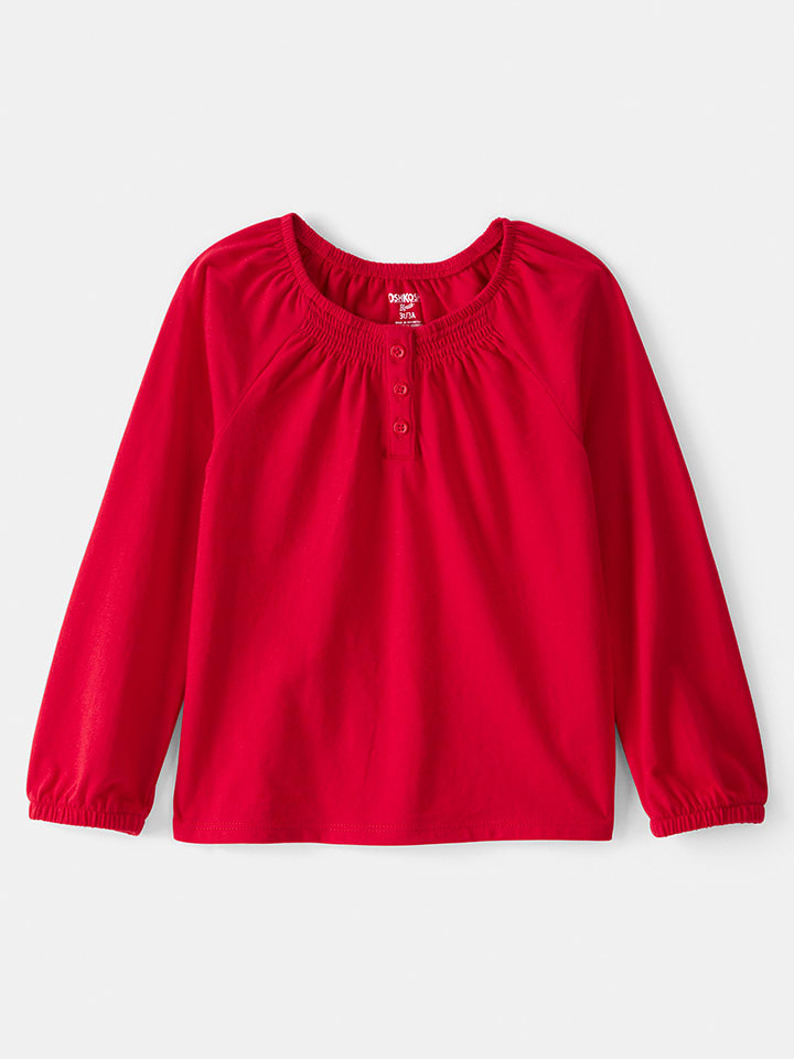 OshKosh Koszulka w kolorze czerwonym rozmiar: 110