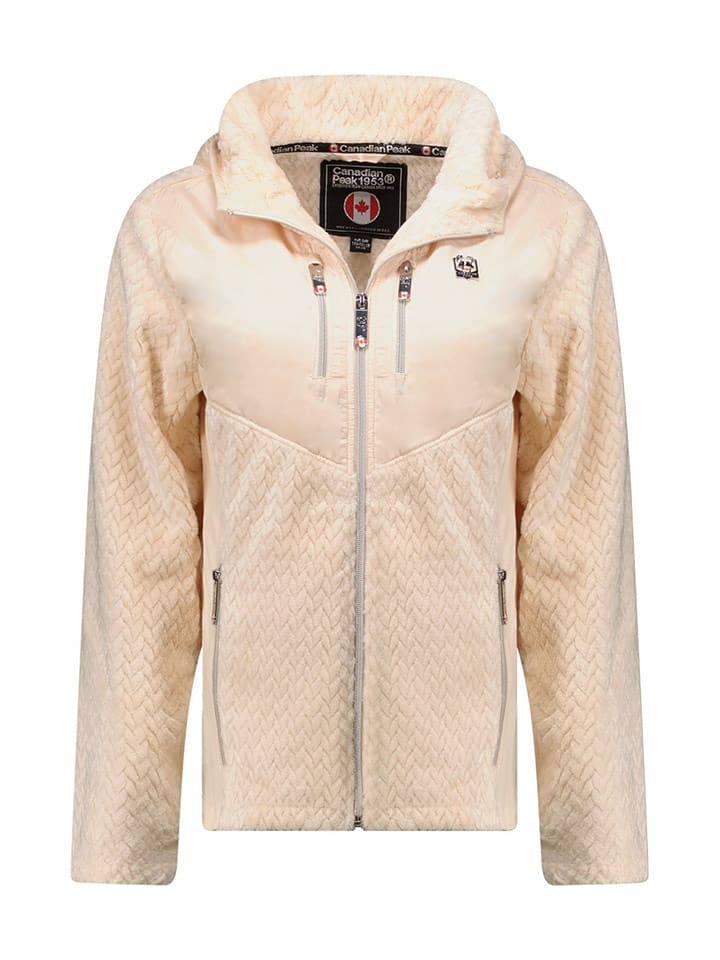 Canadian Peak Kurtka polarowa "Urenaeak" w kolorze beżowym rozmiar: S