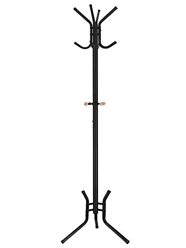 SONGMICS Wieszak stojący w kolorze czarnym - 49 x 176 cm rozmiar: onesize