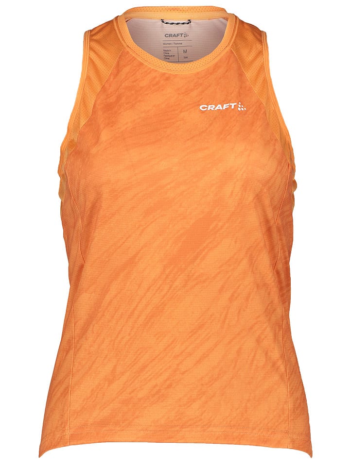 Craft Top kolarski "Core Endur' w kolorze pomarańczowym rozmiar: M