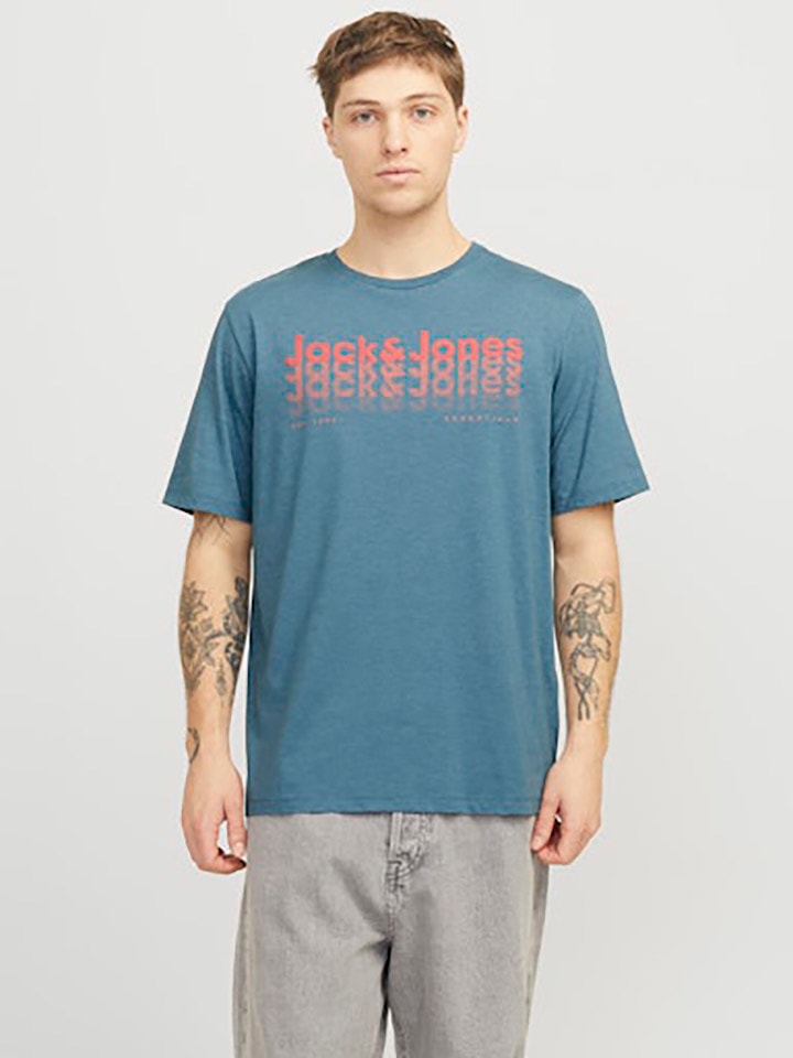 Jack & Jones Koszulka w kolorze niebieskim rozmiar: L