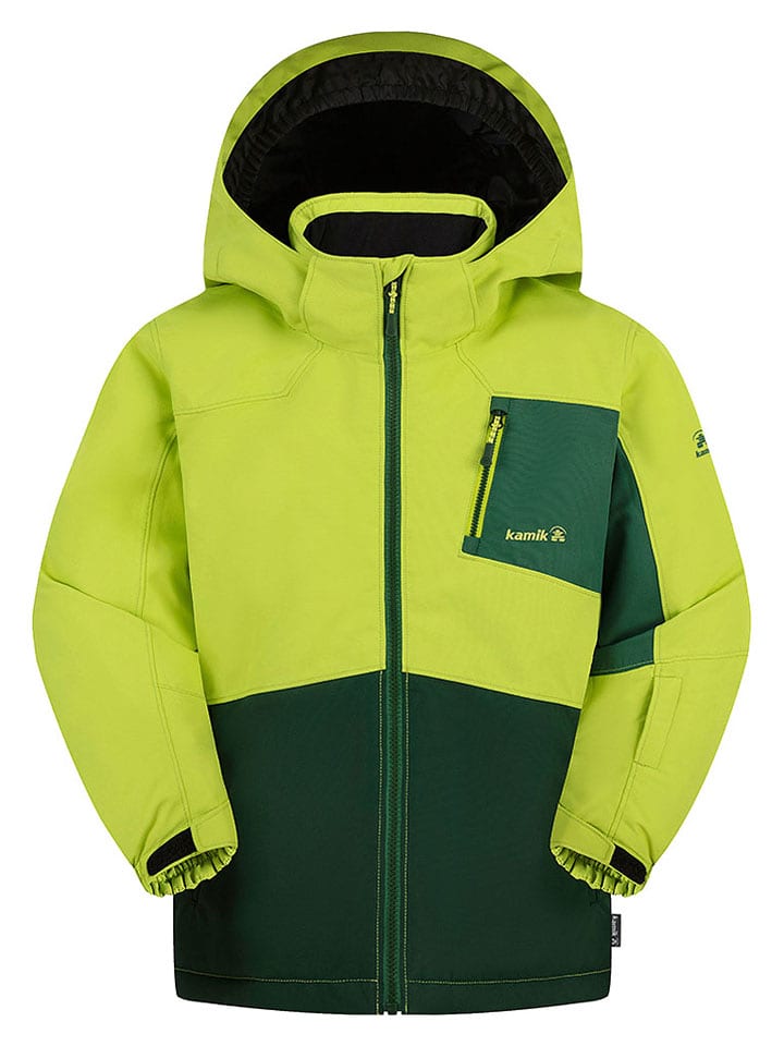 Kamik Kurtka zimowa "Hugo" w kolorze zielonym rozmiar: 176