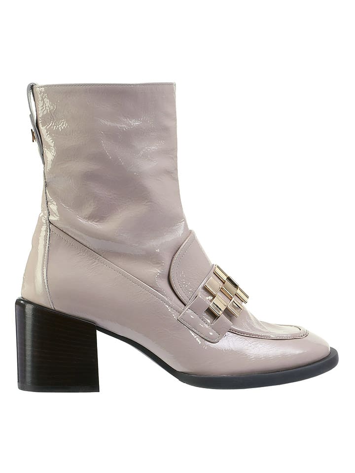 Högl Skórzane botki w kolorze kremowym rozmiar: 41