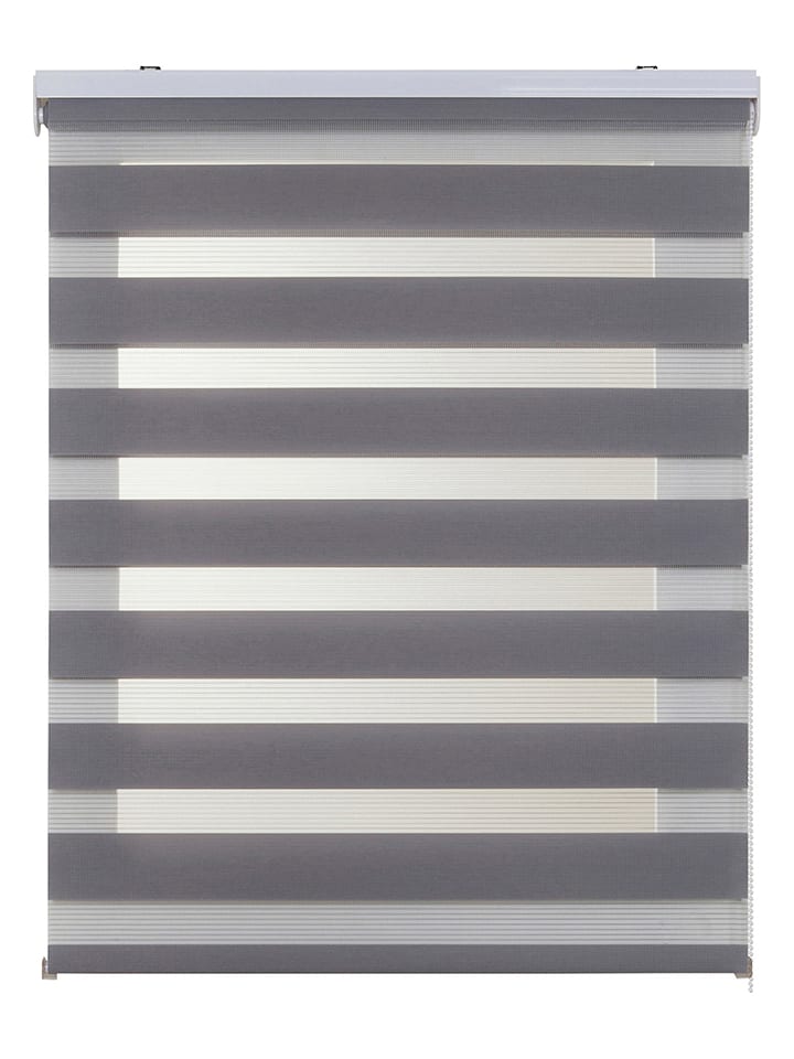 Selecta Stor Podwójna roleta w kolorze srebrnym rozmiar: 120x180 cm