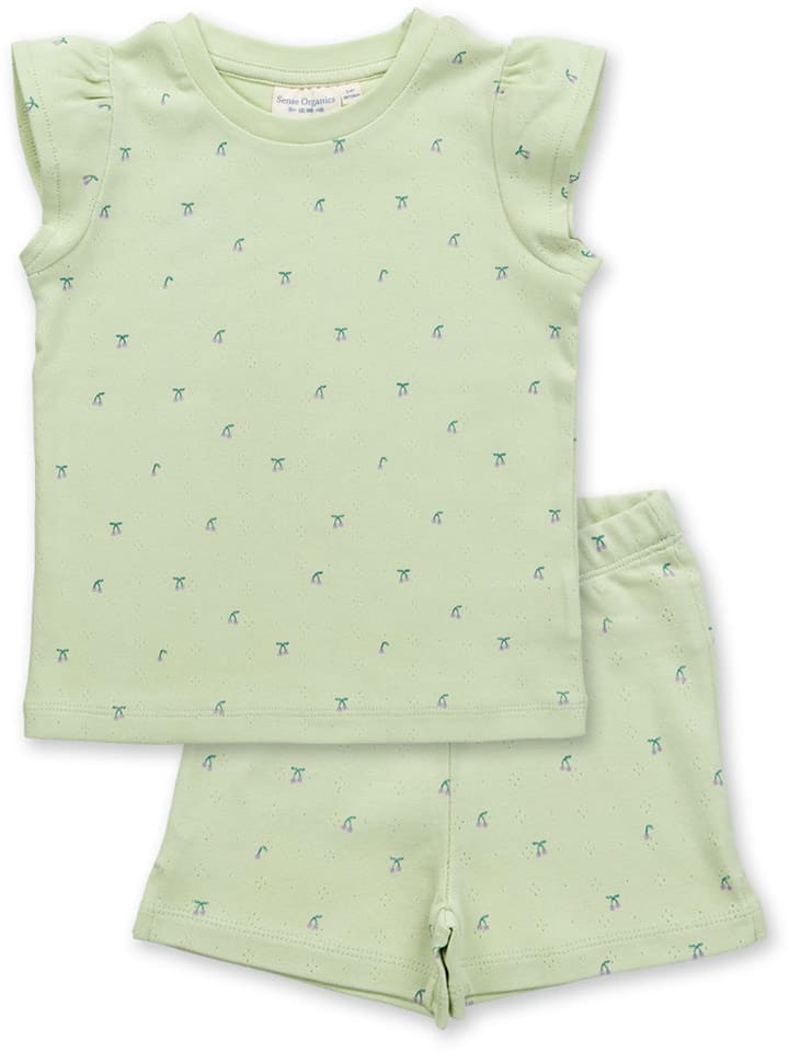 Sense Organics Piżama w kolorze zielonym rozmiar: 110/116