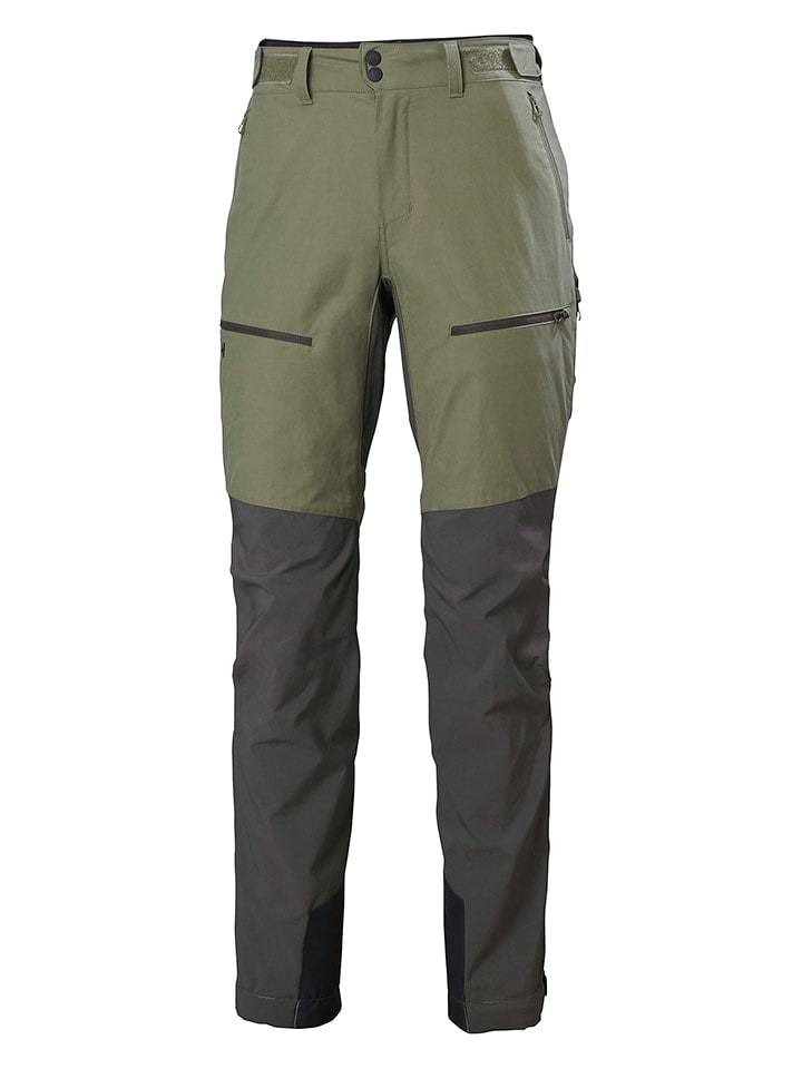 Helly Hansen Spodnie funkcyjne "Verglas Tur" - Regular fit - w kolorze oliwkowo-antracytowym rozmiar: M