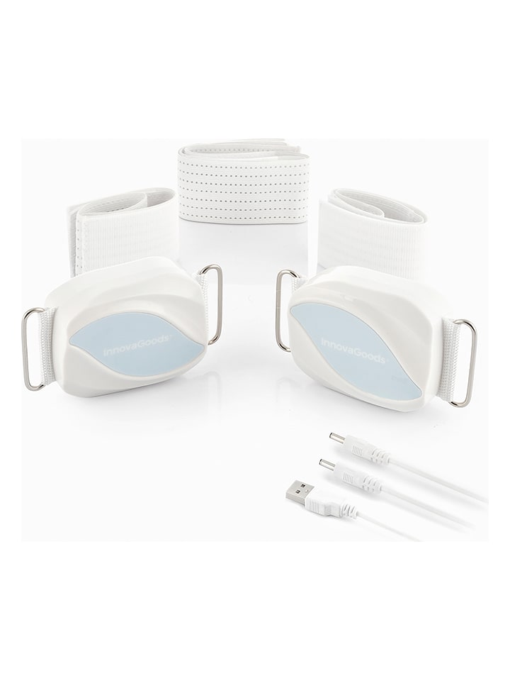 InnovaGoods Wibracyjny pas w kolorze białym do masażu rozmiar: onesize