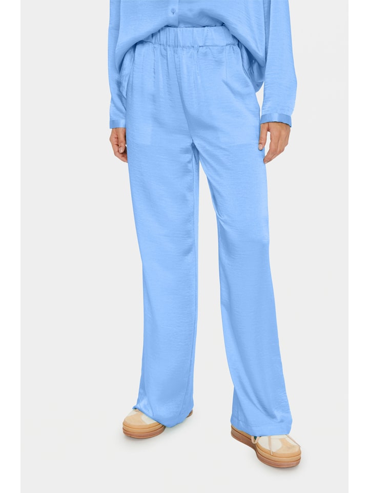 SAINT TROPEZ Spodnie "Dinne" w kolorze błękitnym rozmiar: XL