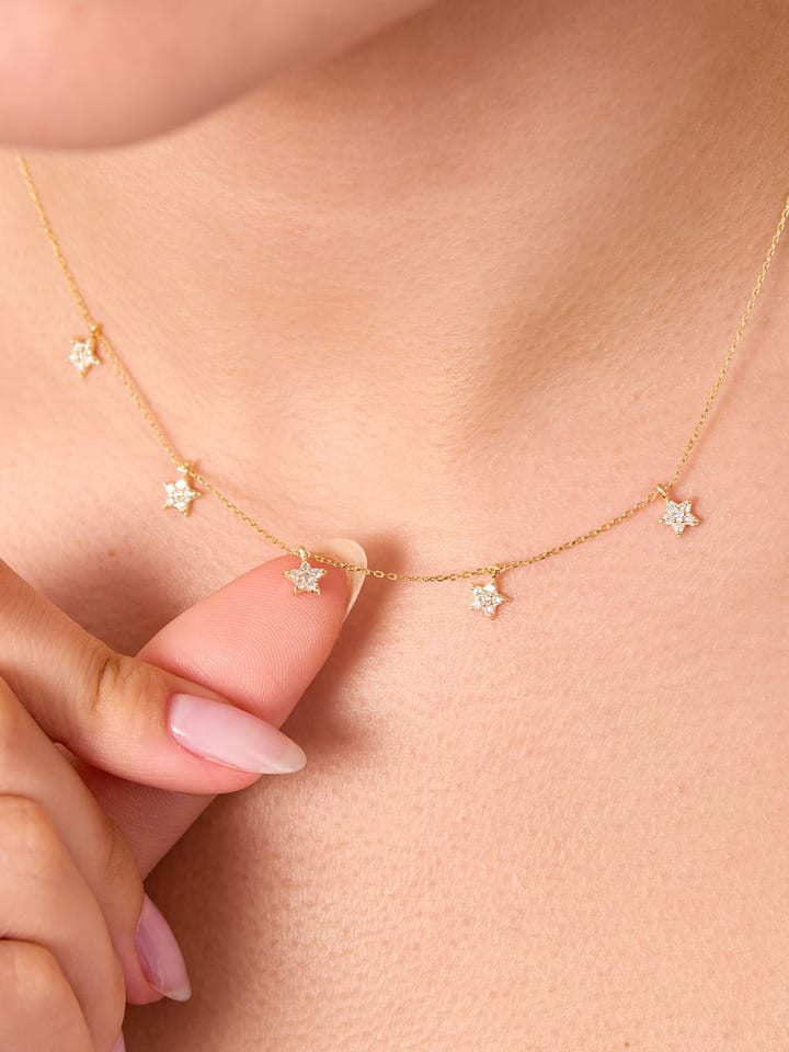 Lodie Silver Srebrny naszyjnik z elementami ozdobnymi rozmiar: onesize