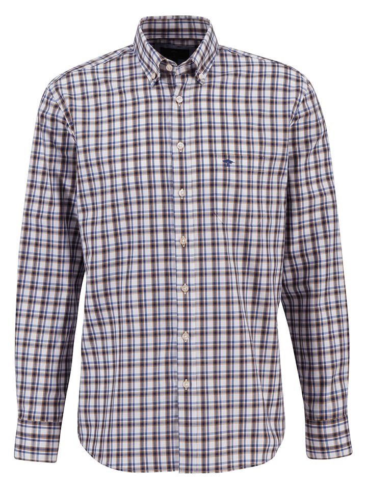 FYNCH-HATTON Koszula - Casual fit - w kolorze niebiesko-czerwonym rozmiar: 3XL