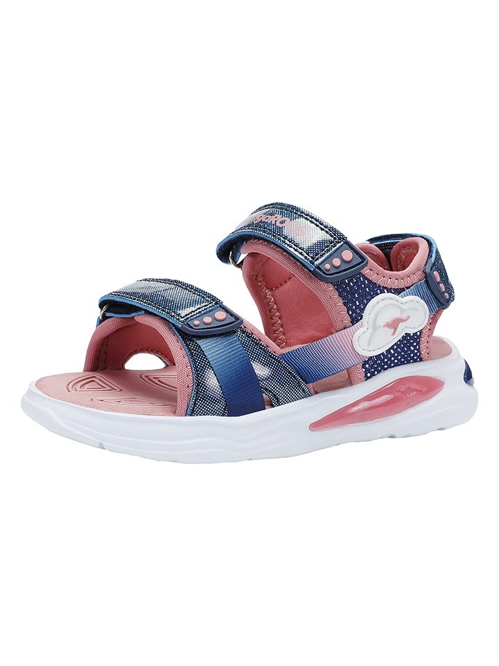 Kangaroos Sandały w kolorze granatowo-jasnoróżowym rozmiar: 30