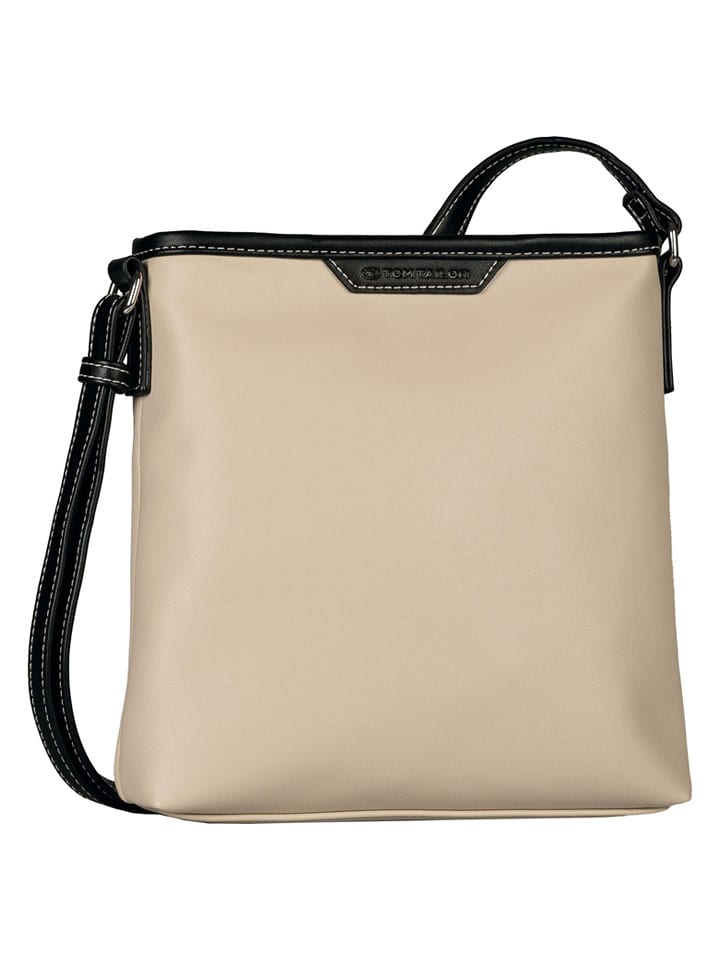 Tom Tailor Torebka "Leora" w kolorze beżowym - 39 x 26,5 x 19 cm rozmiar: onesize