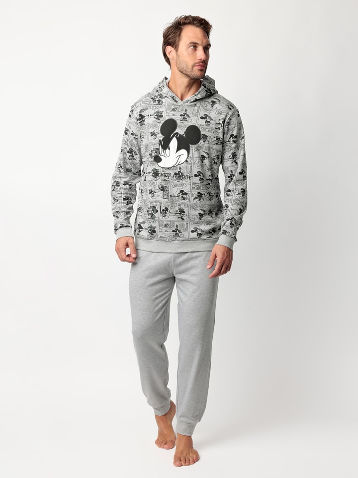 Disney Piżama "Disney" w kolorze jasnoszarym rozmiar: M