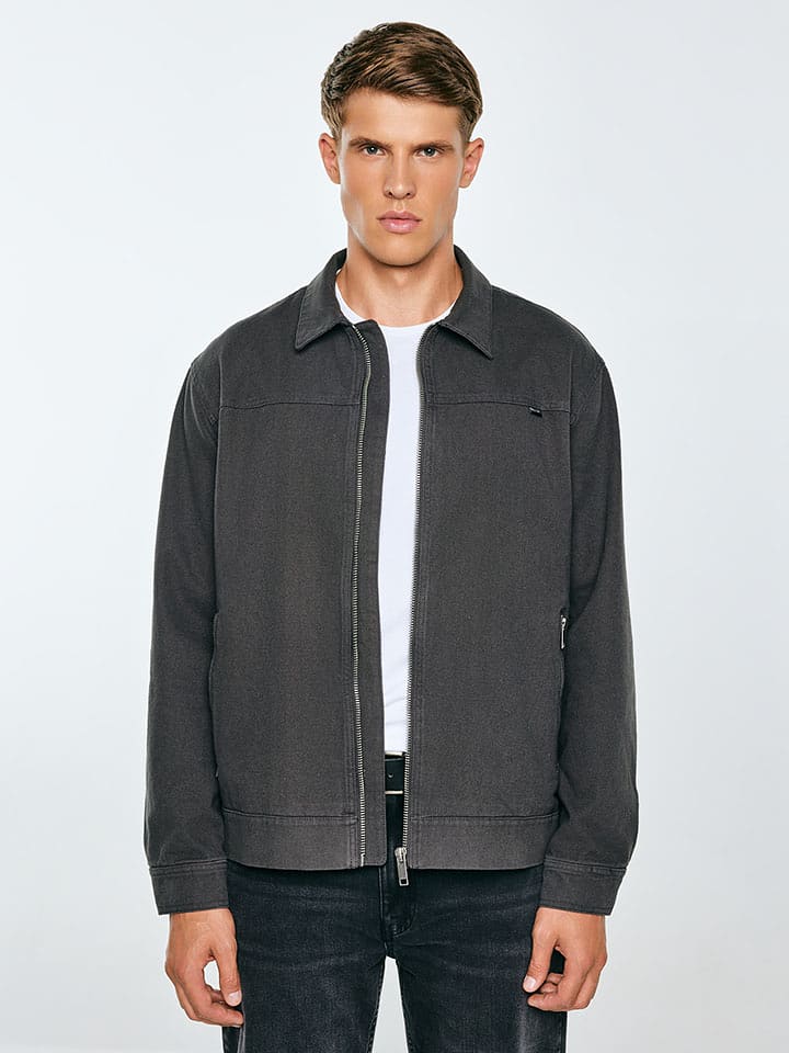 BIG STAR Kurtka przejściowa w kolorze antracytowym rozmiar: M