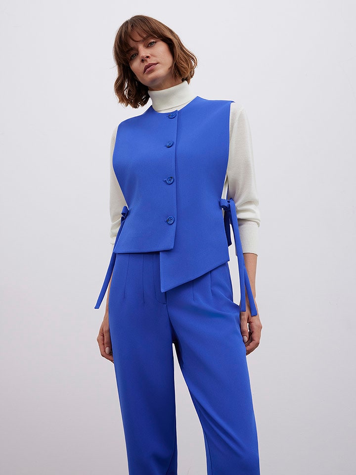 BGN Kamizelka w kolorze niebieskim rozmiar: 34