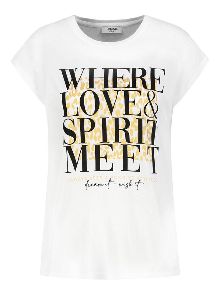 Sublevel Koszulka w kolorze białym rozmiar: XS