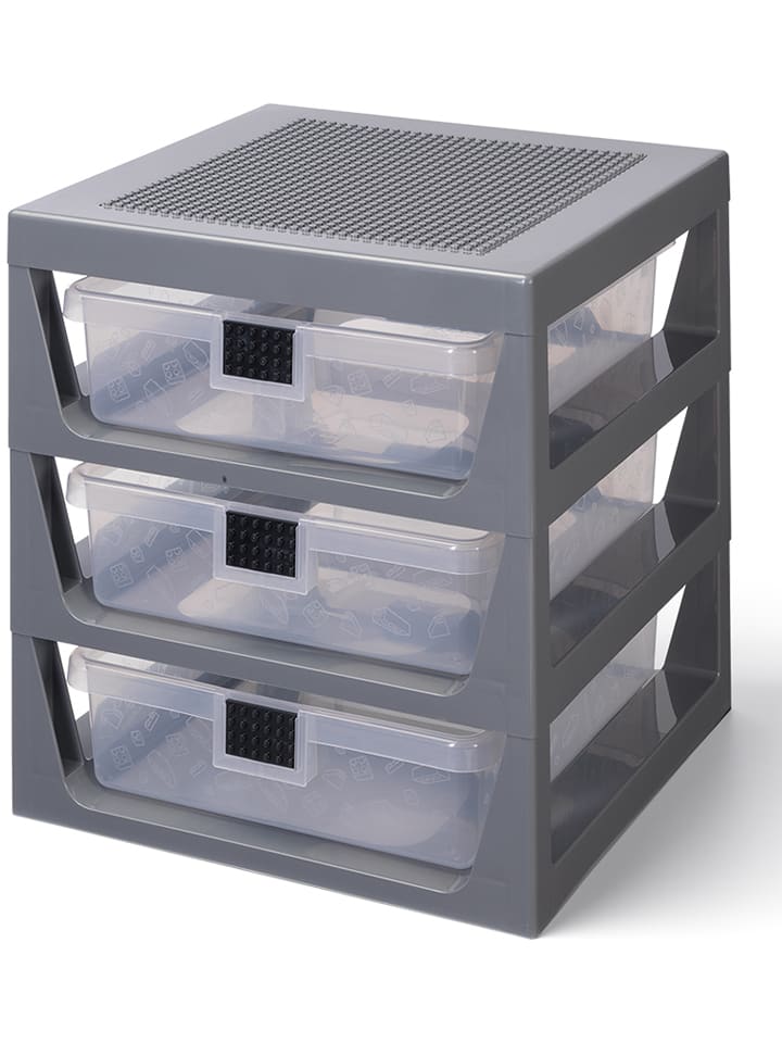 LEGO Regał w kolorze szarym - 34,6 x 32,6 x 37,9 cm rozmiar: onesize