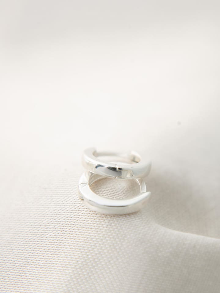 Lodie Silver Srebrne kolczyki-kreole rozmiar: onesize