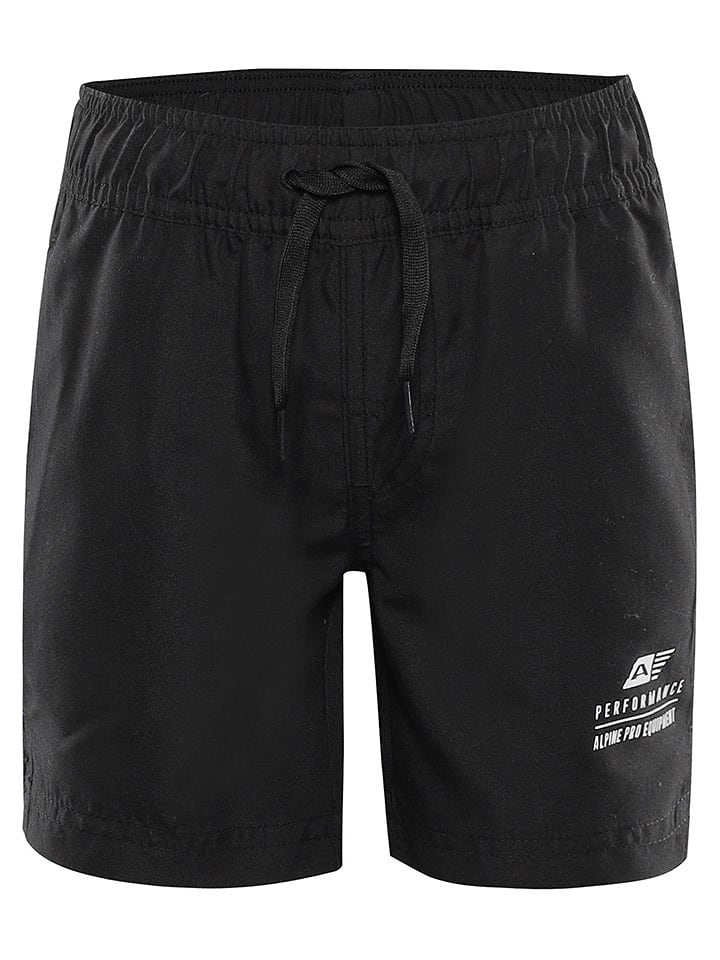 Alpine Pro Szorty funkcyjne "Quilo" w kolorze czarnym rozmiar: 140/146