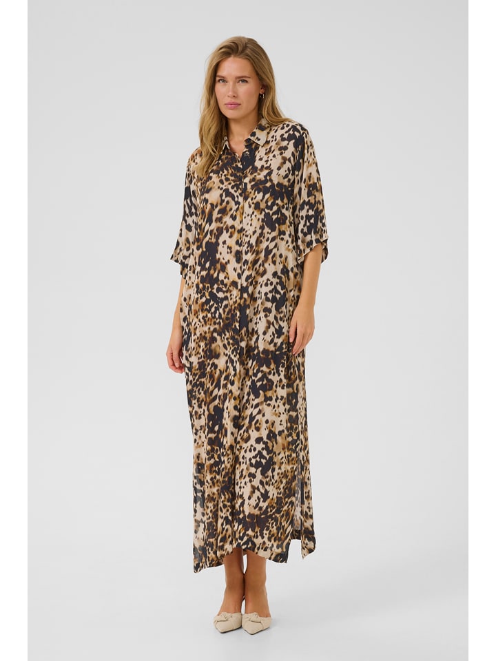 Kaffe Sukienka w kolorze beżowym rozmiar: 34