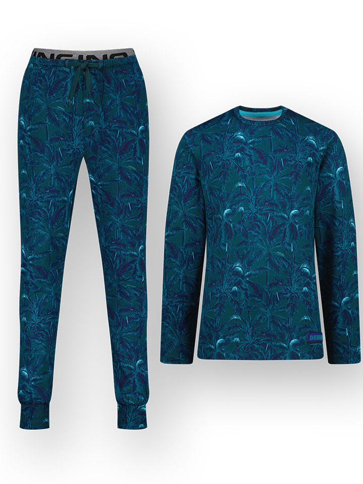 Vingino Piżama w kolorze turkusowym rozmiar: 158/164