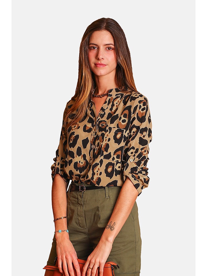 William de Faye Bluzka w kolorze beżowym rozmiar: 40