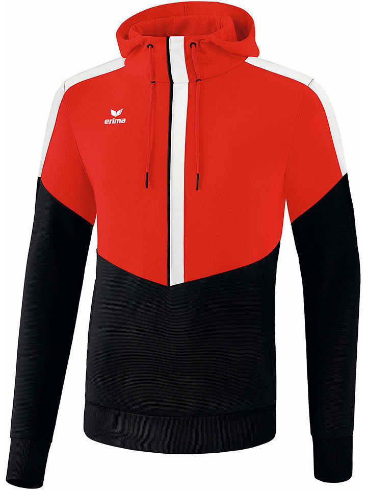 erima Bluza "Squad" w kolorze czarno-czerwonym rozmiar: 164
