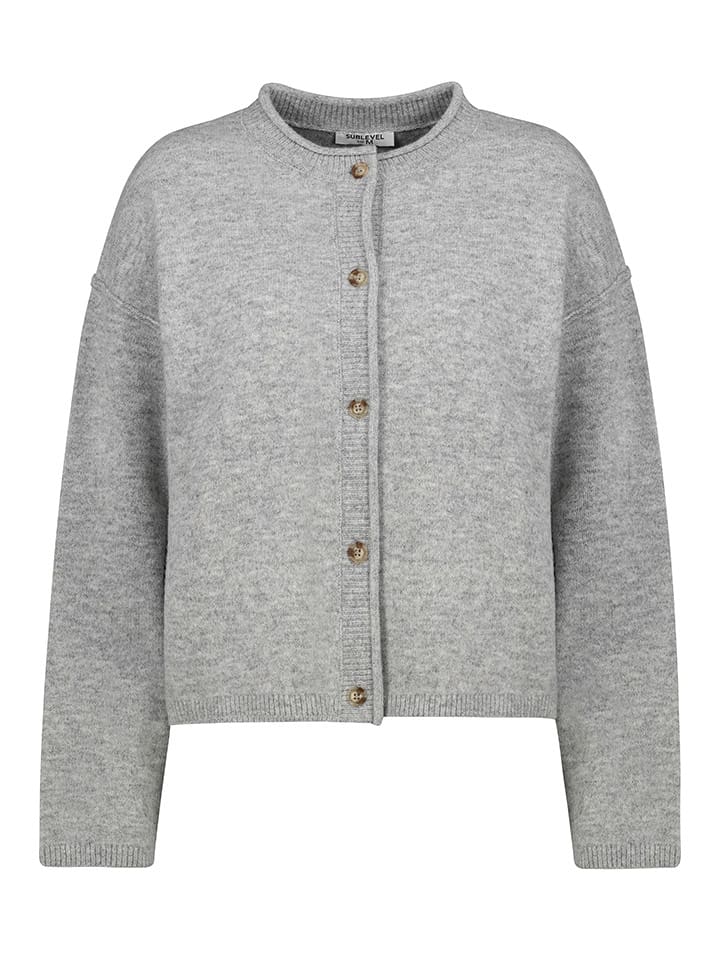 Sublevel Kardigan w kolorze jasnoszarym rozmiar: L