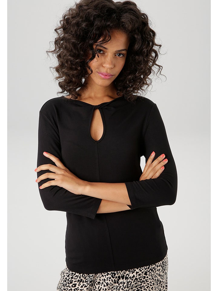 Aniston Koszulka w kolorze czarnym rozmiar: 36