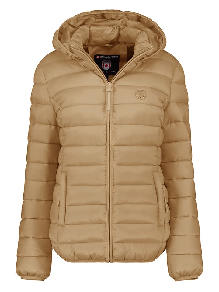 Canadian Peak Kurtka pikowana "Akitaleak" w kolorze jasnobrązowym rozmiar: XL