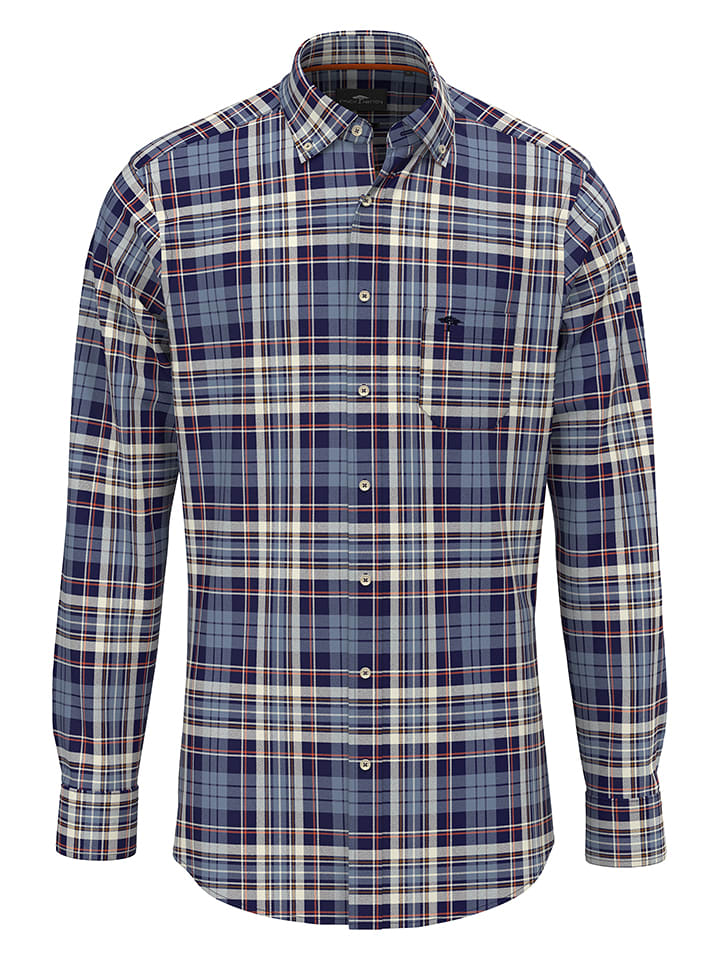 FYNCH-HATTON Koszula - Casual fit - w kolorze granatowym rozmiar: L