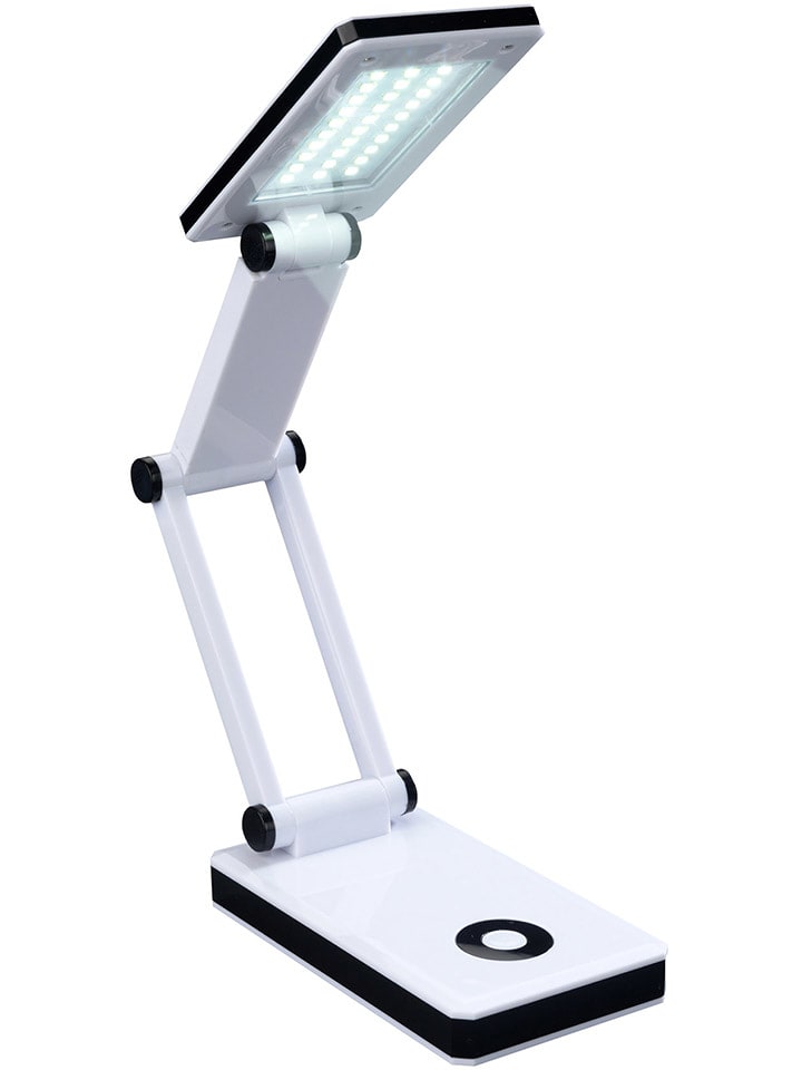 Wenko Lampa stołowa LED w kolorze białym - 7,2 x 12,8 x 4,2 cm rozmiar: onesize