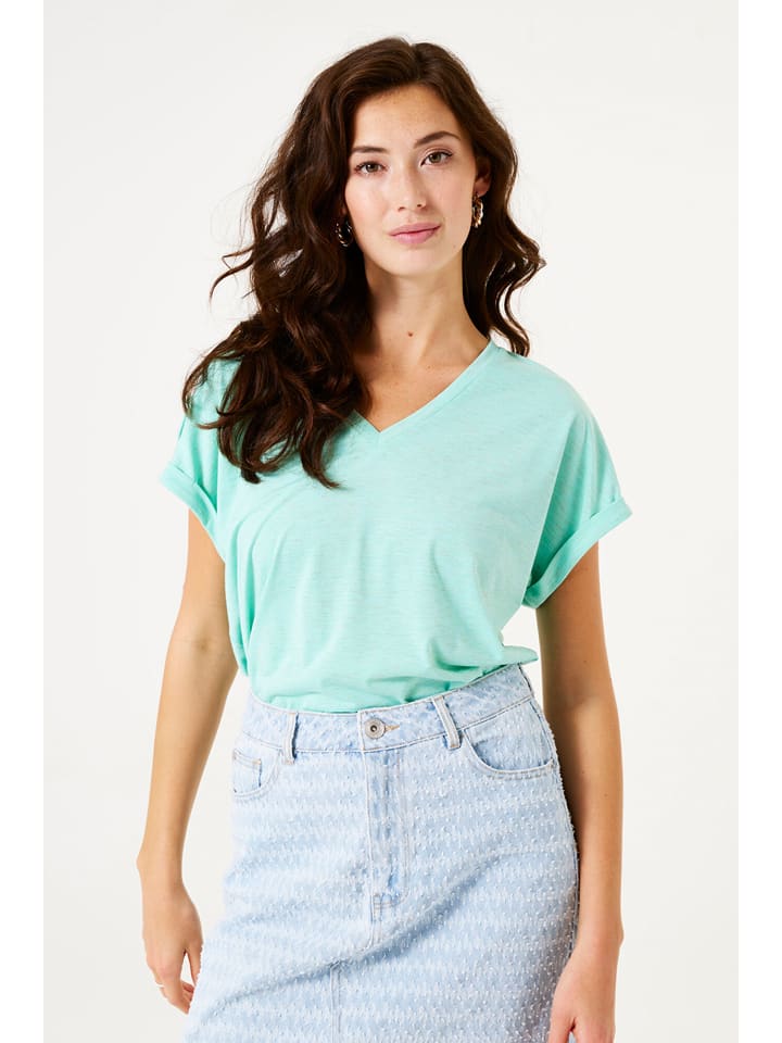 Garcia Koszulka w kolorze turkusowym rozmiar: XL