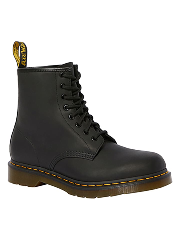 Dr. Martens Skórzane botki w kolorze czarnym rozmiar: 45