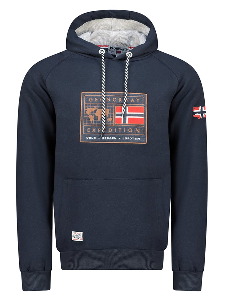 Geographical Norway Bluza "Gofoten" w kolorze granatowym rozmiar: S