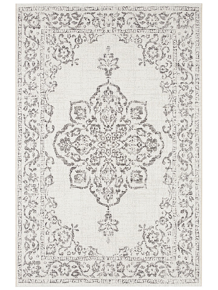 NORTHRUGS Dywan zewnętrzny "Tilos" w kolorze antracytowo-kremowym rozmiar: 160x230 cm