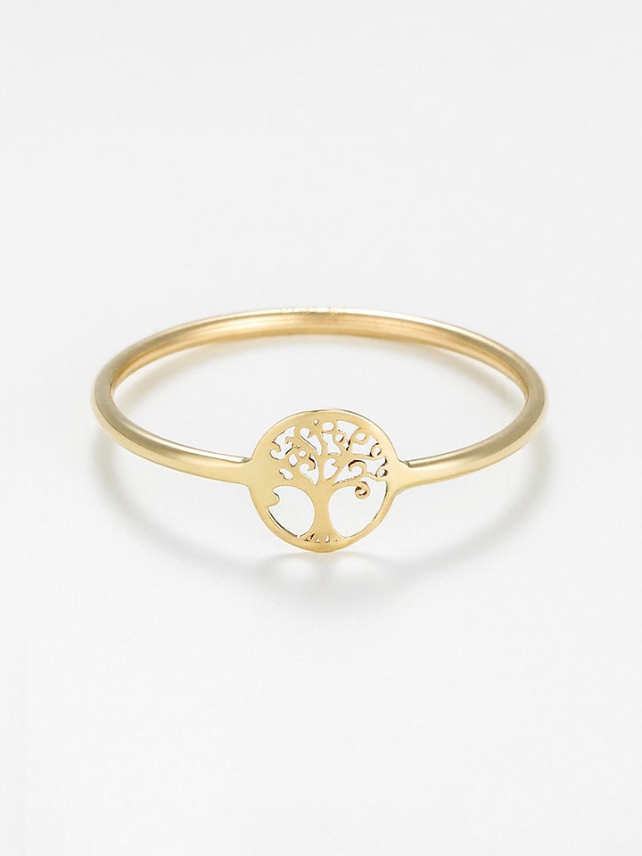 L instant d Or Złoty pierścionek "Petit Arbre de vie" rozmiar: 50