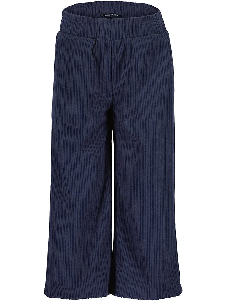 Blue Seven Spodnie sztruksowe w kolorze granatowym rozmiar: 104