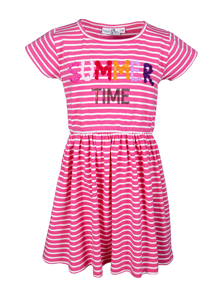 happy girls by Eisend Sukienka w kolorze różowym rozmiar: 110