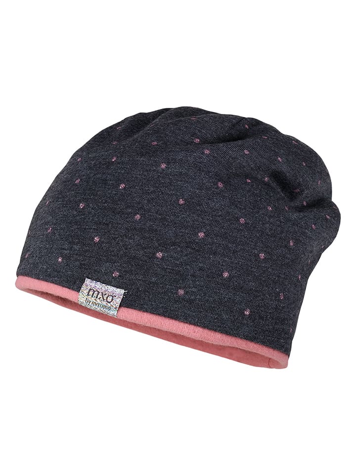 MaxiMo Czapka beanie w kolorze czarnym rozmiar: 49 cm