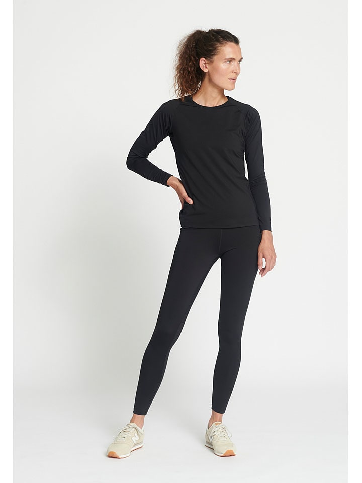 Rethinkit Koszulka funkcyjna "Vera" w kolorze czarnym rozmiar: L