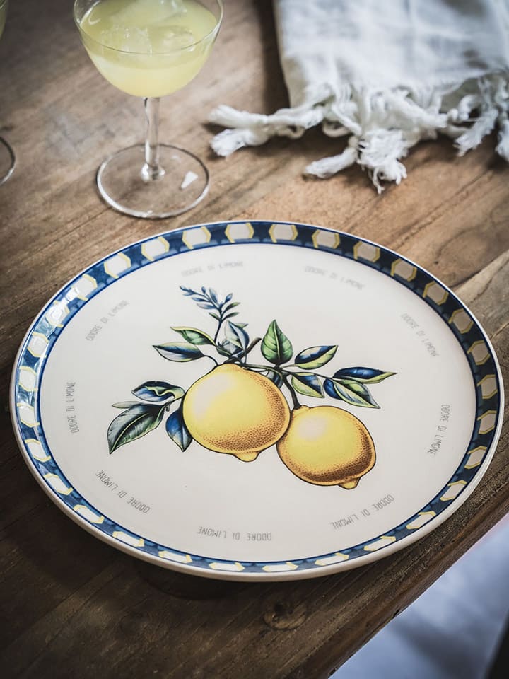 Hermia Podtalerz w kolorze niebiesko-żółtym - Ø 30 cm rozmiar: onesize