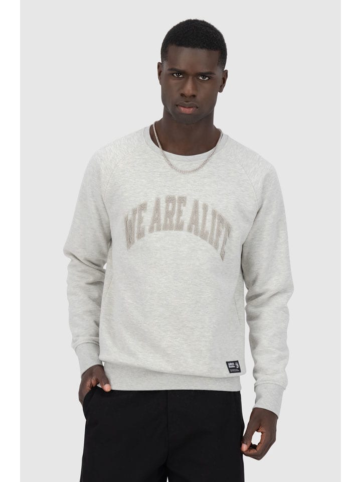 alife and kickin Bluza "Levin" w kolorze szarym rozmiar: XL