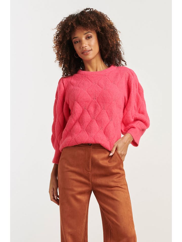 Smashed Lemon Sweter w kolorze różowym rozmiar: 3XL