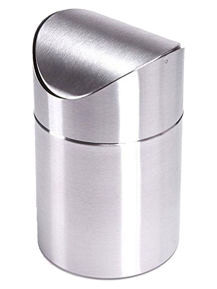 Joybos Kosz łazienkowy w kolorze srebrnym - 1,5 l rozmiar: onesize