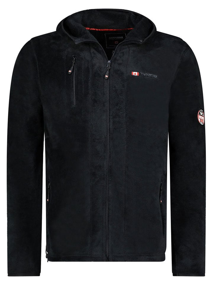 ANAPURNA Kurtka polarowa "Utah" w kolorze czarnym rozmiar: 3XL