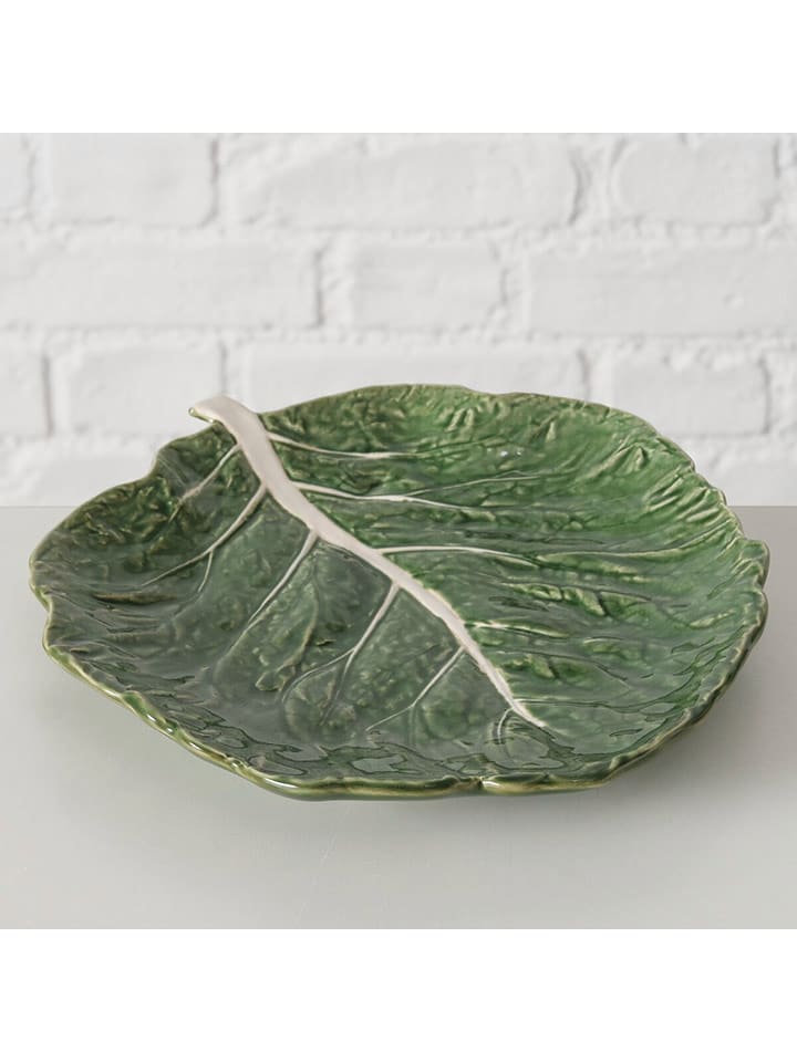 Boltze Półmisek "Cabbage" w kolorze zielonym - 21 x 22,5 cm rozmiar: onesize