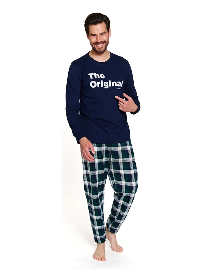 Doctor Nap Piżama w kolorze granatowo-ciemnozielonym rozmiar: XXL