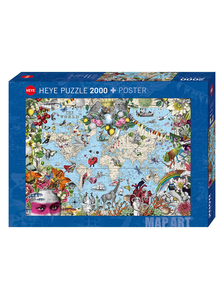 HEYE 1.500-częściowe puzzle "Quirky World" - 12+ rozmiar: onesize